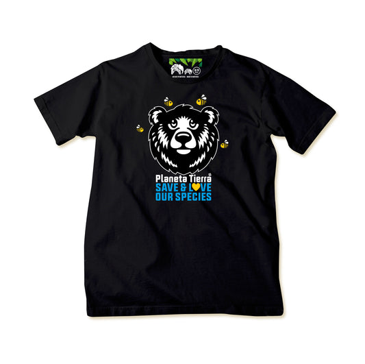 Camiseta Oso Manga Corta